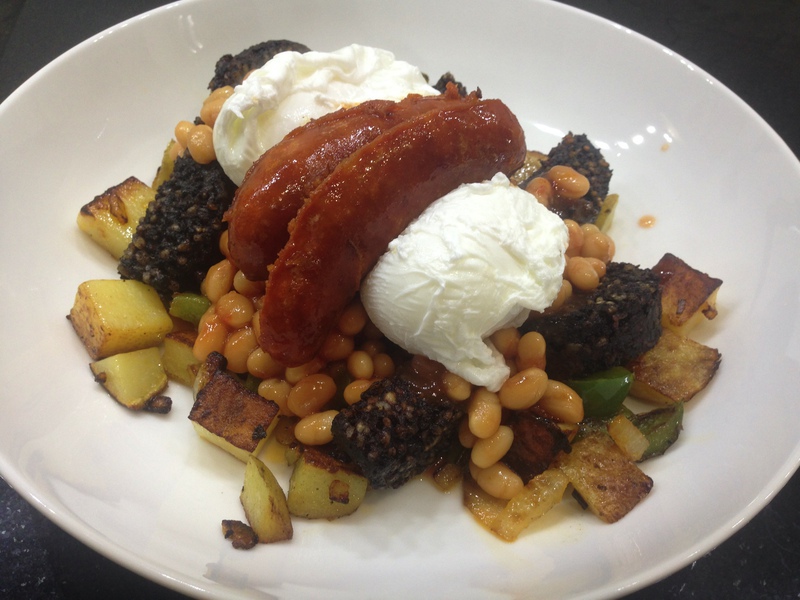 Black Pudding & Chorizo Hash