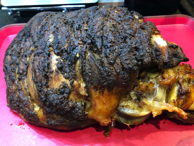 Turkish Spiced Roast Lamb Leg